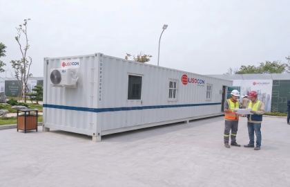 Container Văn Phòng 40feet: Giải Pháp Văn Phòng Điều Hành Dự Án Chuyên Nghiệp